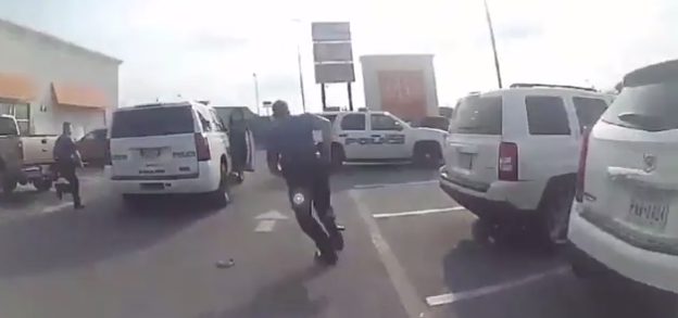 ...at which point she drove off.