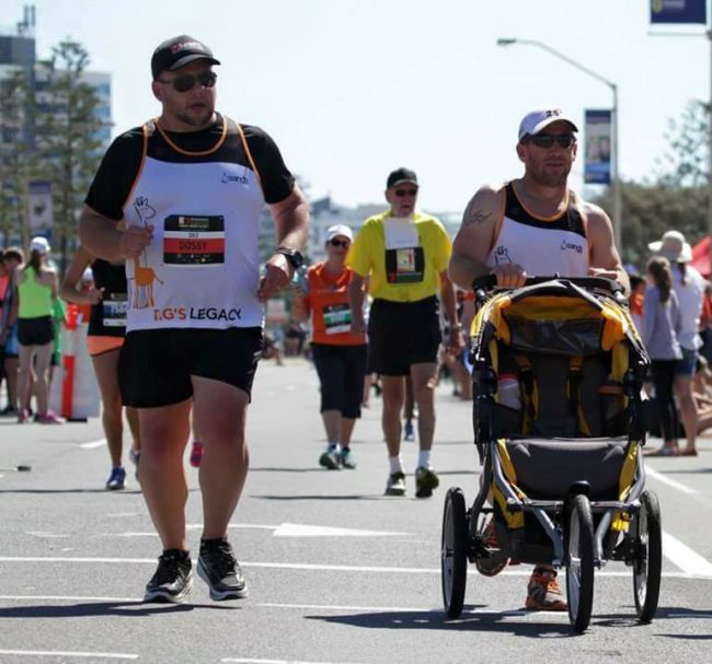 "'Hey mate you have lost your kid.' This phrase was a double edged sword, a sentence that was said so innocently at last weekend's marathon."