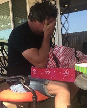 As High unwraps his gift, he sees something that brings him to tears.