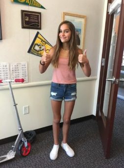 School staff didn't accept the second outfit either because the shorts didn&rsquo;t have a four-inch inseam.