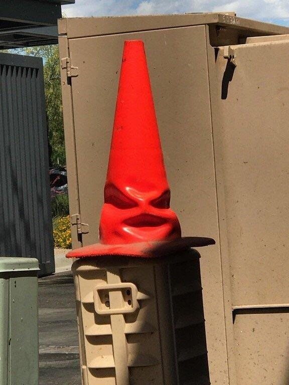"The sorting cone."