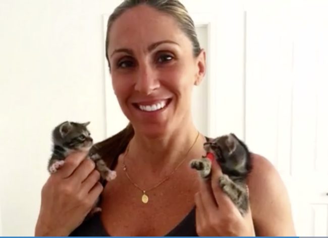 Once the kitties are good to go, she helps find them homes through an Instagram account.
