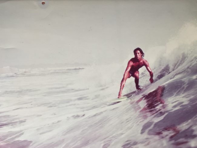 "My dad, taken for Surfer Magazine. Peru, 1977."