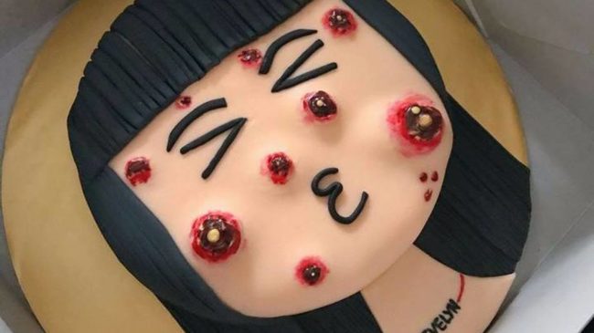 What sets the establishment apart from others, however, is that some of its delicious desserts come with pimples you can pop.