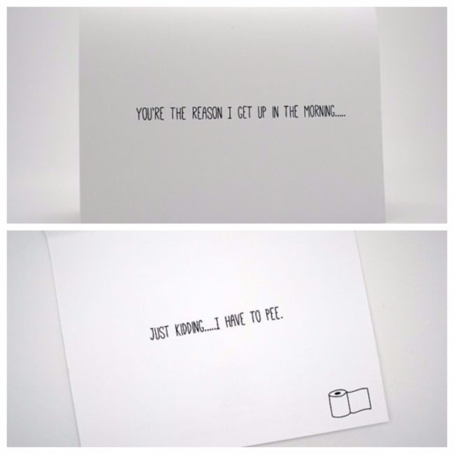 Sorry, but nature calls.