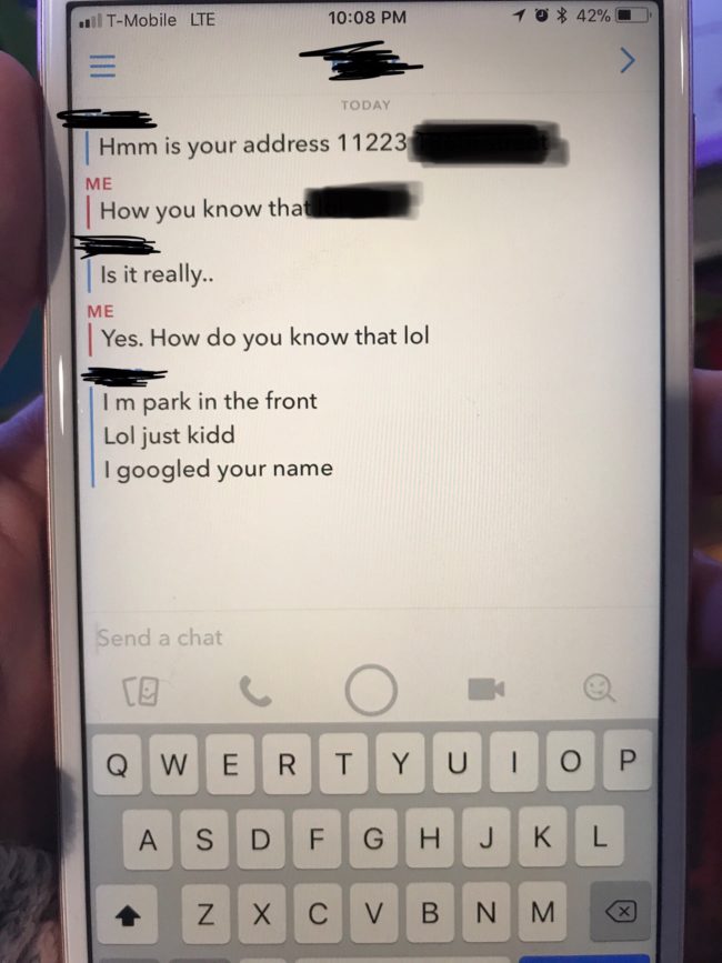 Time for a restraining order.