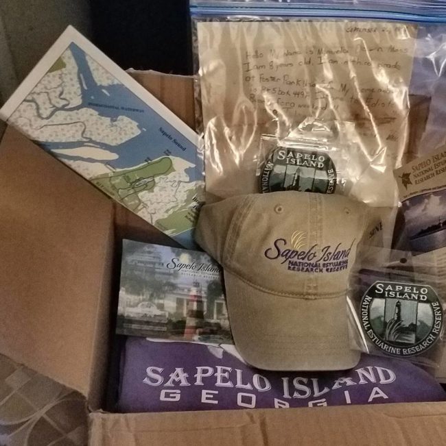 And nearly a week later, Chavez was reunited with her now infamous message in a bottle, as well as some other goodies the pair had sent along from Sapelo Island. The couple hope to keep in contact with Chavez and her children in the future.