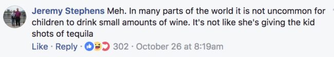 Others, however, have pointed out that in many European countries, children pick up on drinking at an early age.