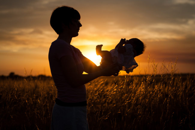 "I was 28 when my daughter was born. I was so not ready, in fact I placed her for adoption. Best thing I ever did...Ten years later my son was born and I was ready, or at least as ready as I was ever gonna be."
