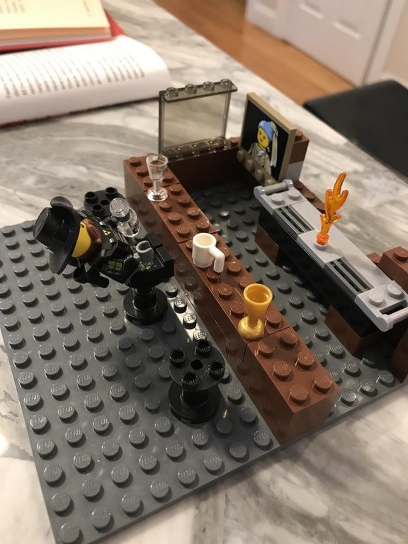 "Instead of Millennium Falcons or fire trucks, my 8-year-old son builds Lego bars with drunk patrons."