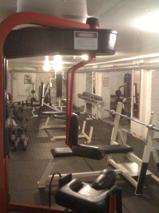 Not wiping down machines before and after using them