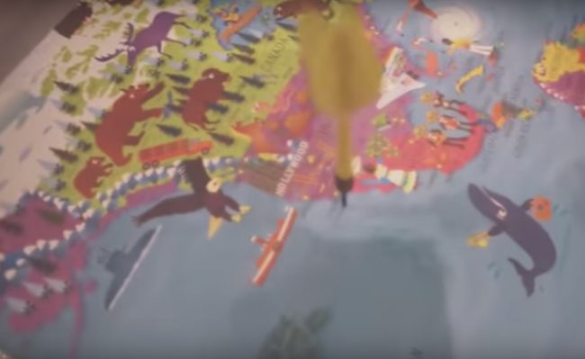 The YouTuber, known as Kill'em, is based in the United Kingdom. The first thing he did was decide where he would mail himself. He bought a map of the world and dropped a dart to find out. The result? He was going to mail himself to the United States.