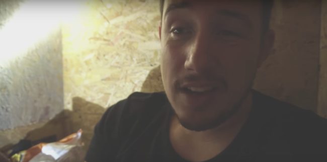 Things start to become uncomfortable pretty quickly, and he worries the whole way about whether or not he'll be discovered and possibly get in legal trouble for this insane stunt. Still, he sticks through it the entire way.