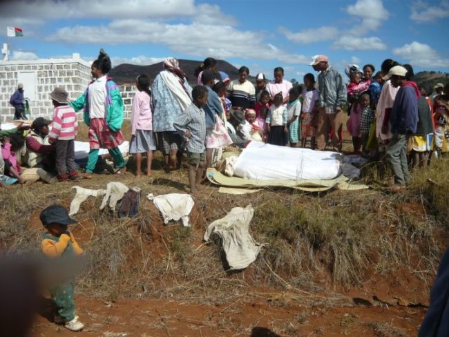 But rather than taking protective measures to avoid the spread of the viral plague, a traditional ceremony performed by the people of Madagascar is believed to be linked to the increasingly deadly plague season.
