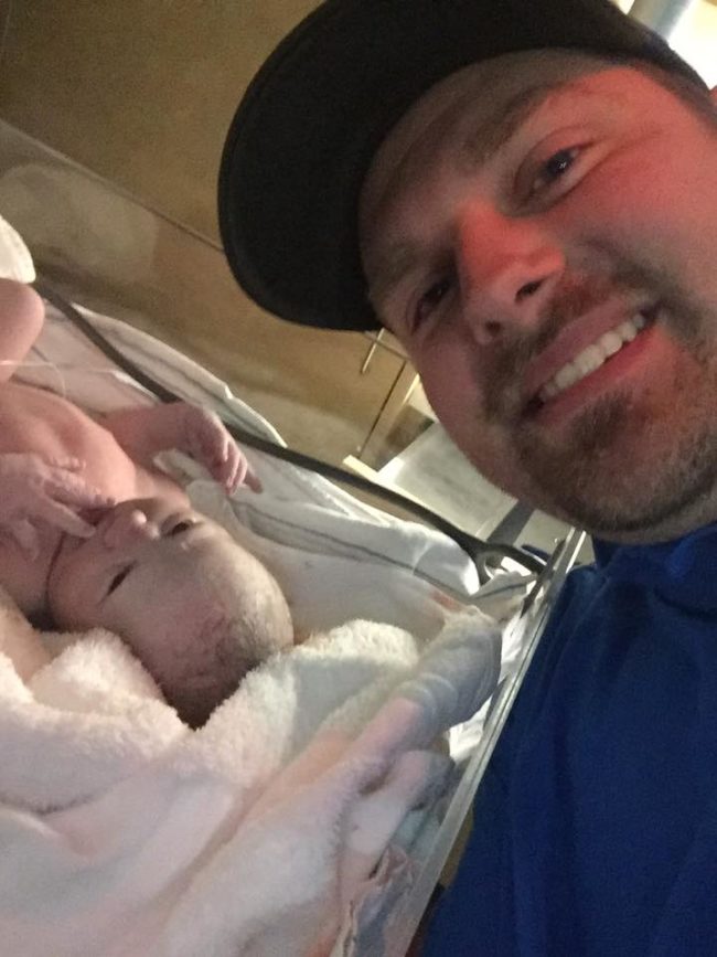 Both Mom and Dad were ecstatic about the birth of their baby girl, and even happier that the experience was made that much more memorable by their funny doctor.