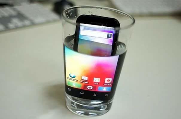 "Magnify your phone screen by putting it in a glass of water." -- mark_s