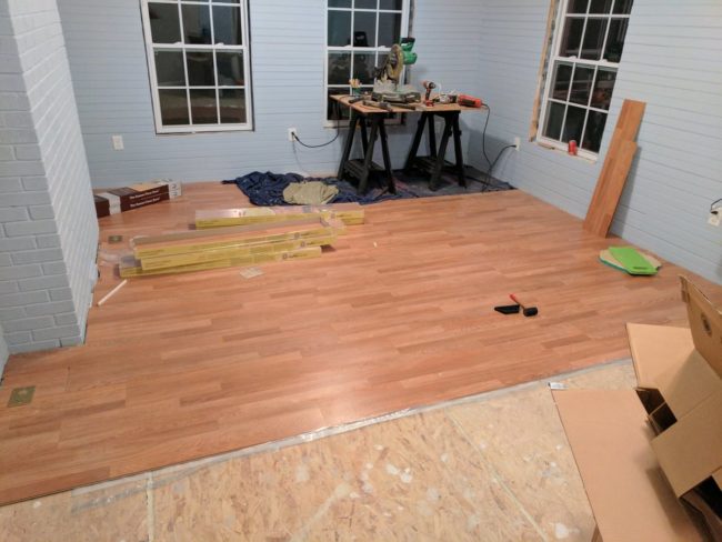 Take a look at this beautiful hardwood floor.