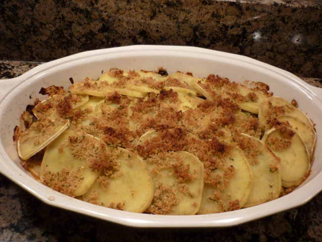 Apple And Potato Gratin