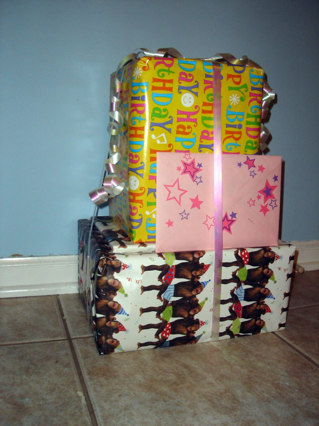 "Were these presents from other people? If so then yes it's mean.... I also would have thought a 3-year-old would remember having received at least some of them. If you're worried about present overload I would reduce my Christmas gifts or concentrate on other things rather than toys (books, experiences, etc) but I wouldn't re-gift someone else's present." -- SpiritedLondon