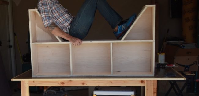 Before moving on with the project, he needed to take a "test sit."
