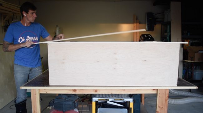 With most of the build complete, the time had come to attach the hardwood maple face frame.