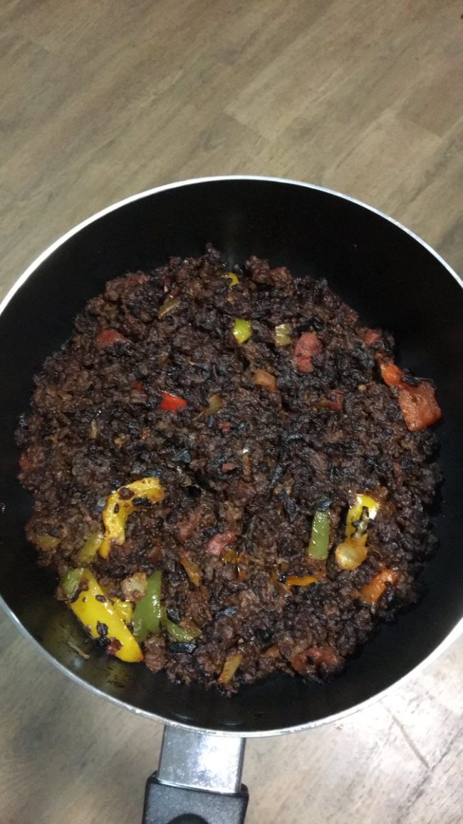 "What do you think of my flatmate&rsquo;s attempt at cooking chilli?" - @Hannahthel0ser