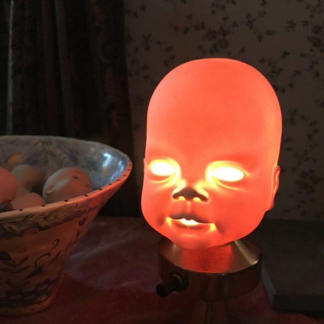 Someone get this baby to a doctor. He's burning up.