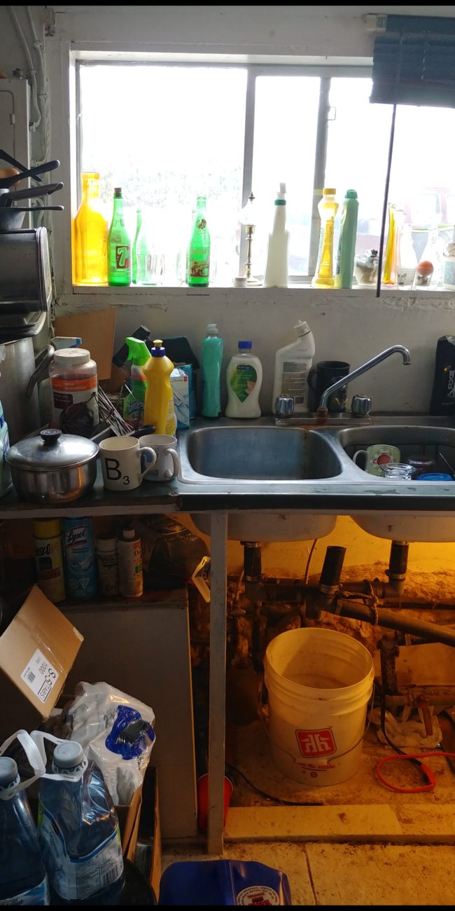 Before they arrived, the father told the boys that he had been in a "downward spiral" since the divorce. He couldn't understand why he couldn't stop hoarding things. 