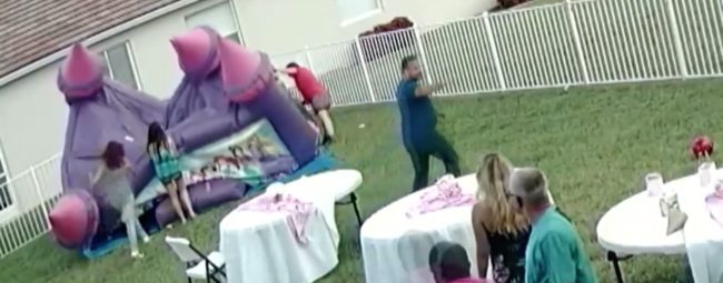 The family says everything was "chaos" in the aftermath, and that the kids began crying, with one particularly traumatized by the incident.