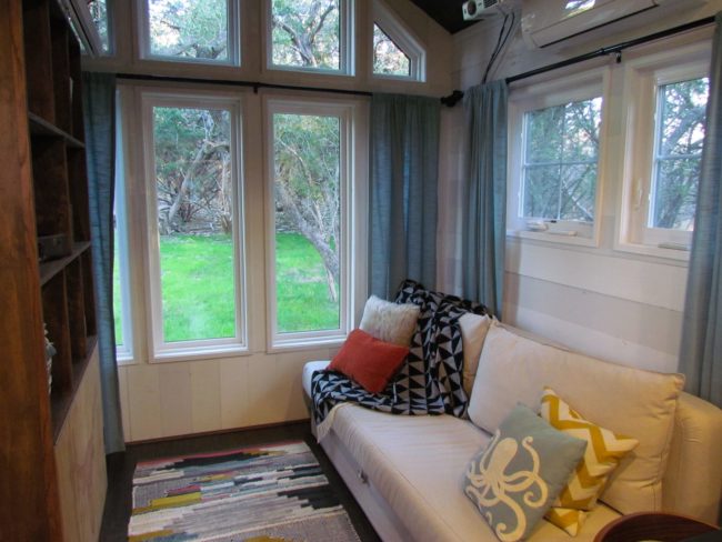 This room combines all the comforts of being inside with the beautiful views of the outdoors.