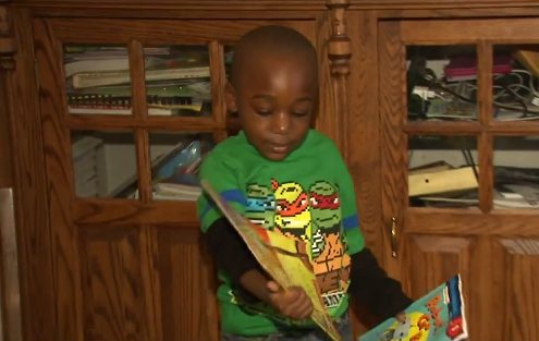 "I had the gut reaction to talk him down a little bit but he was like, 'No, I want to read 100,'" Sylus said.