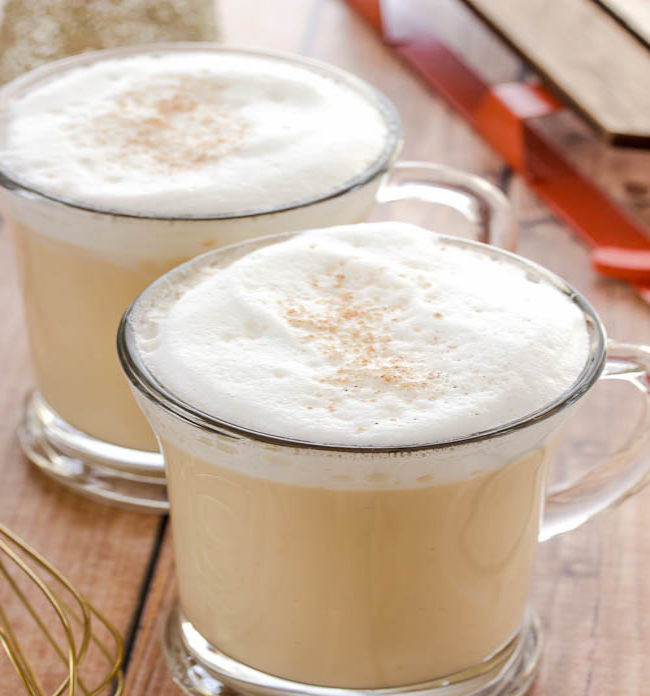 Speaking of mixing flavors, have you ever heard of eggnog hot chocolate? This is definitely going on my nice list.