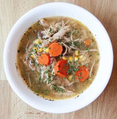 Turkey vegetable soup might be just the thing you need to warm up as it gets colder and colder outside.