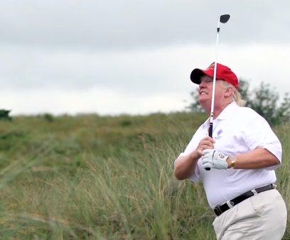Remember back in August 2016 when our dear old president said, "I'm going to be working for you. I'm not going to have time to go play golf"? This handy website has been tracking all of his visits to golf clubs since his inauguration, and it seems that he has no shortage of time to play.