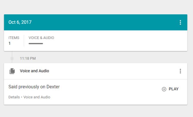 If you own a Google device, you can disable it from saving audio recordings on the activity controls page, where through the "manage activity" link, I personally found an audio clip recorded by my android phone ofme watching "Dexter" on Netflix. I had no idea it was recorded until now. You can delete any activity by clicking on the three dots.