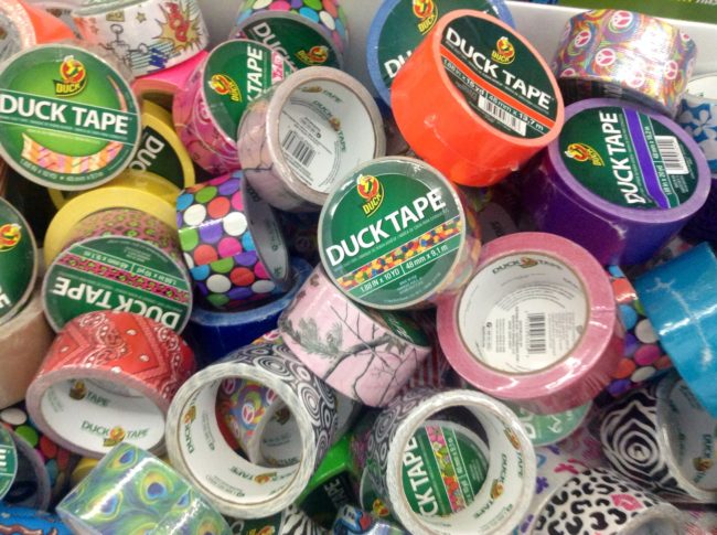 "Duck tape" instead of "Duct tape"