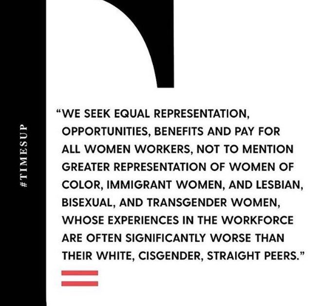 “We have been siloed off from each other,” actress Reese Witherspoon said. “We’re finally hearing each other, and seeing each other, and now locking arms in solidarity with each other, and in solidarity for every woman who doesn’t feel seen, to be finally heard.”