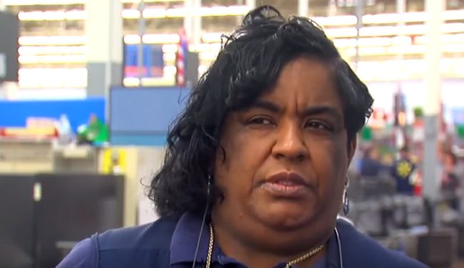 But thanks to the smart cashier in his check-out lane, he didn't lose his money.