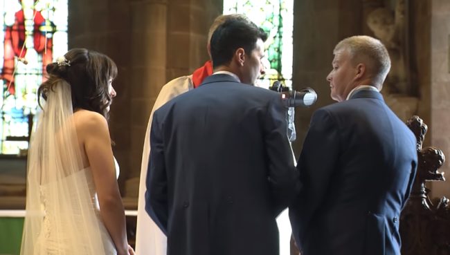 Robert, the best man, was embarrassed to admit to the vicar that he never received the rings from Kettell despite asking for them several times. Kettell mentioned he may have left them at home.