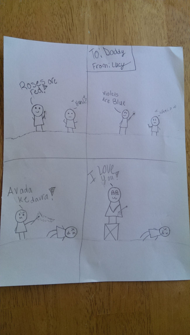 A little Voldemort in the making!