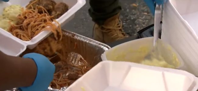 That's when she started using her social security checks to buy and serve food to the hungry from what she calls "God's Kitchen of Kenosha."