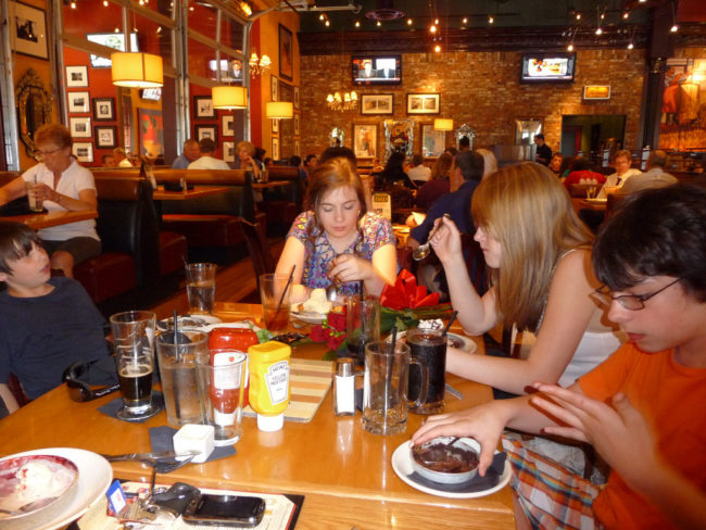 That said, he's been serving a long time, and nothing had ever happened like the day a week and a half later when one of the teens brought a note into the restaurant. 