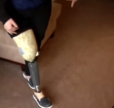 "I struggled a lot across the parking lot with the snow and ice in the parking lot trying to learn how to balance and walk," Brady said. "I fell multiple times." That's when the complex designated a handicapped spot for her.