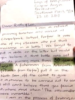 You can imagine their surprise, then, when after they wrote back to the school&rsquo;s address, they got a reply from a former teacher explaining that the letter had been written over 30 years ago in the 1980s!