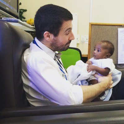 Alastair McAlpine is a pediatrician who works with some patients who are in palliative care and are terminally ill. 