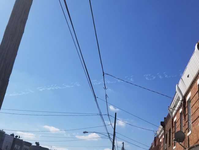 Someone even took the time and money to have "Philly Philly Dilly Dilly" written in the sky for all 2 million people to see.