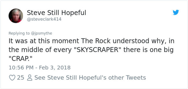 And then one troll provided the joke that became the "drop the mic" moment.