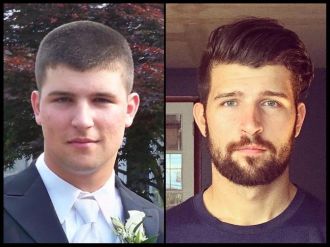 "I don't even look like the same person anymore. 17-22."