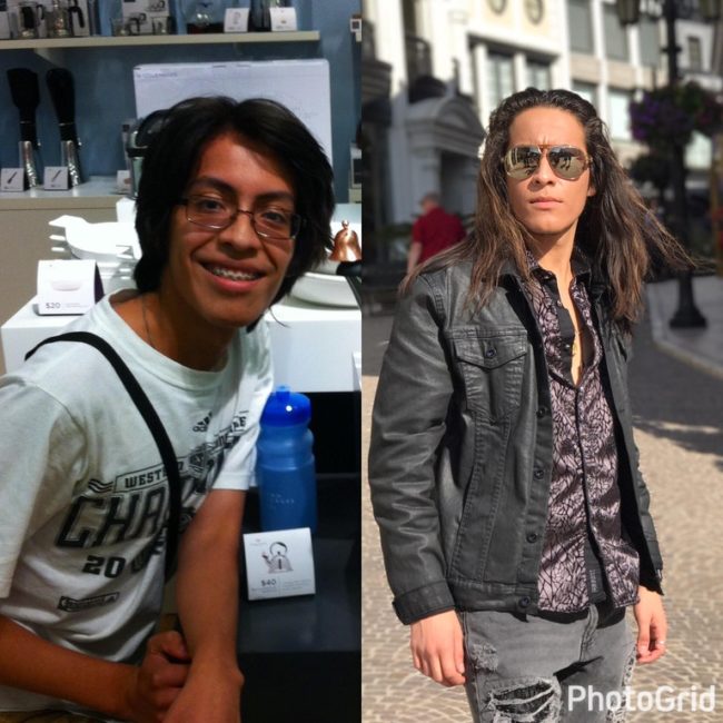 "16 to 20. What a difference 4 years make."