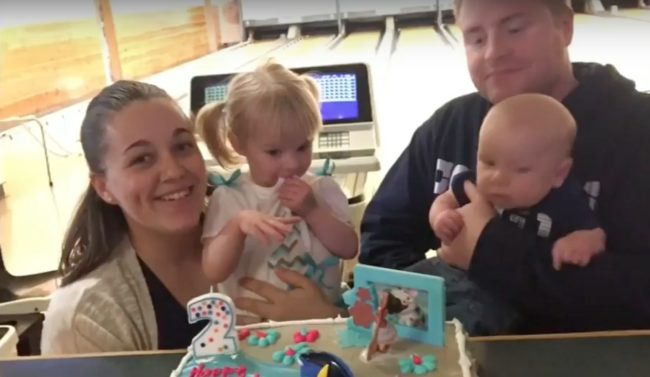 Chestnut and her husband have a two-year-old daughter and a five-month-old son. During their daughter's second birthday party, Chestnut began breastfeeding Easton, her little boy. That's when she experienced a deep and shooting pain through her shoulder. 